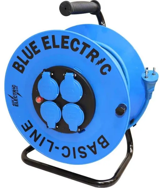 Blue electric kabelvinda Basicline - 40 m